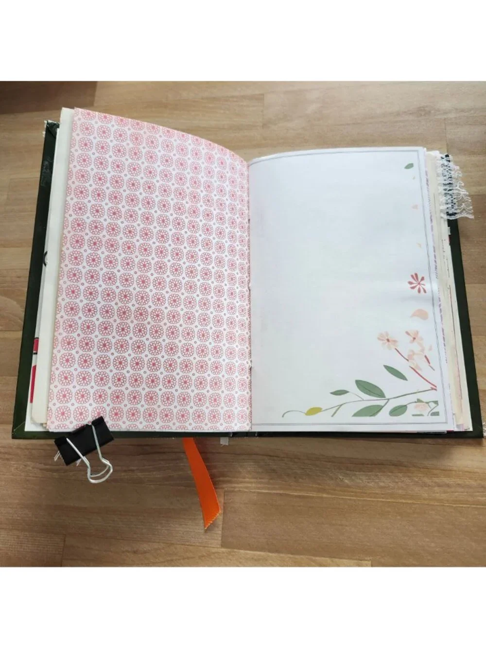Junk Journal Handmade Hardcover Hand Bound 162 pages